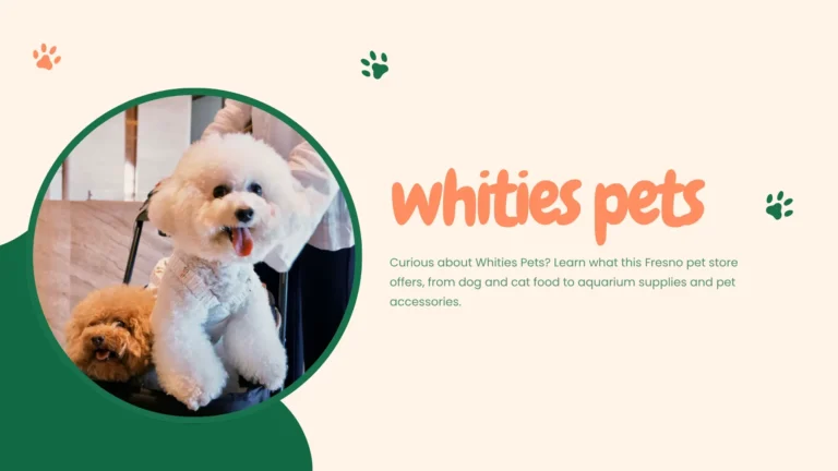 Whities Pets store aisle with dog food and cat supplies
